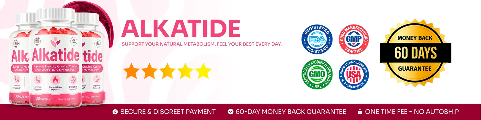 Alkatide reviews — Alkatide official guarantee and quality seals