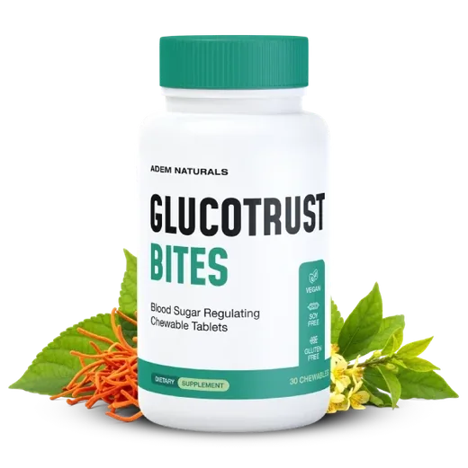 GlucoTrust Bites reviews — GlucoTrust Bites blood sugar support chewable tablets