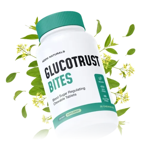 GlucoTrust Bites reviews — GlucoTrust Bites bottle from the official website