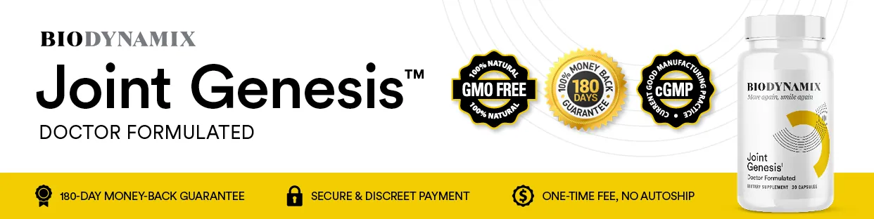 Joint Genesis reviews — Joint Genesis official guarantee and quality seals
