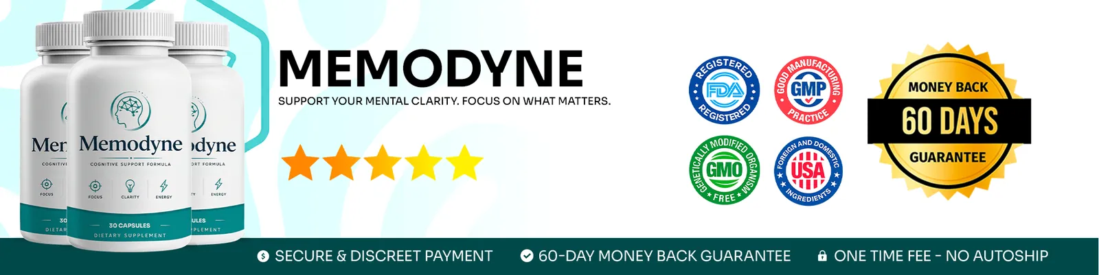 Memodyne reviews — Memodyne official guarantee and quality seals