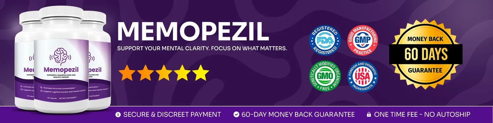 Memopezil reviews — Memopezil official guarantee and quality seals