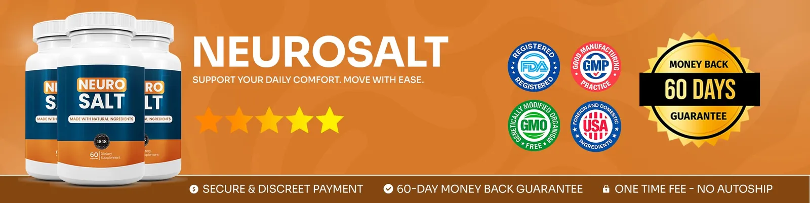 NeuroSalt reviews — NeuroSalt official guarantee and quality seals