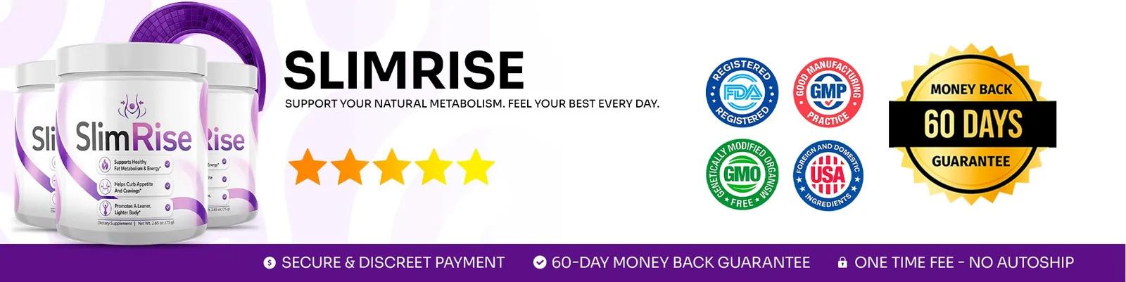SlimRise reviews — SlimRise official guarantee and quality seals