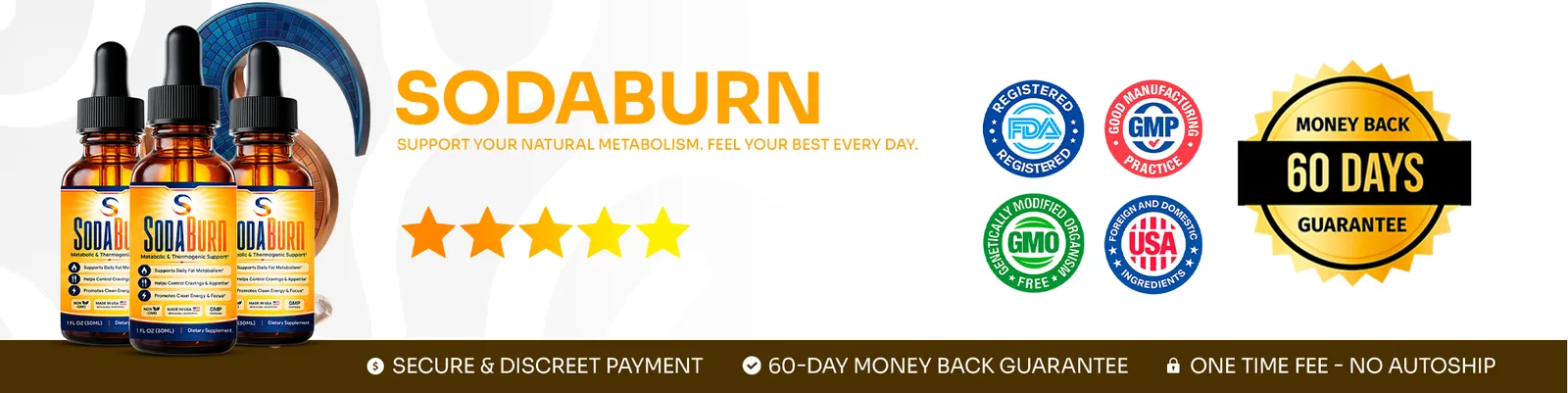 SodaBurn reviews — SodaBurn official guarantee and quality seals