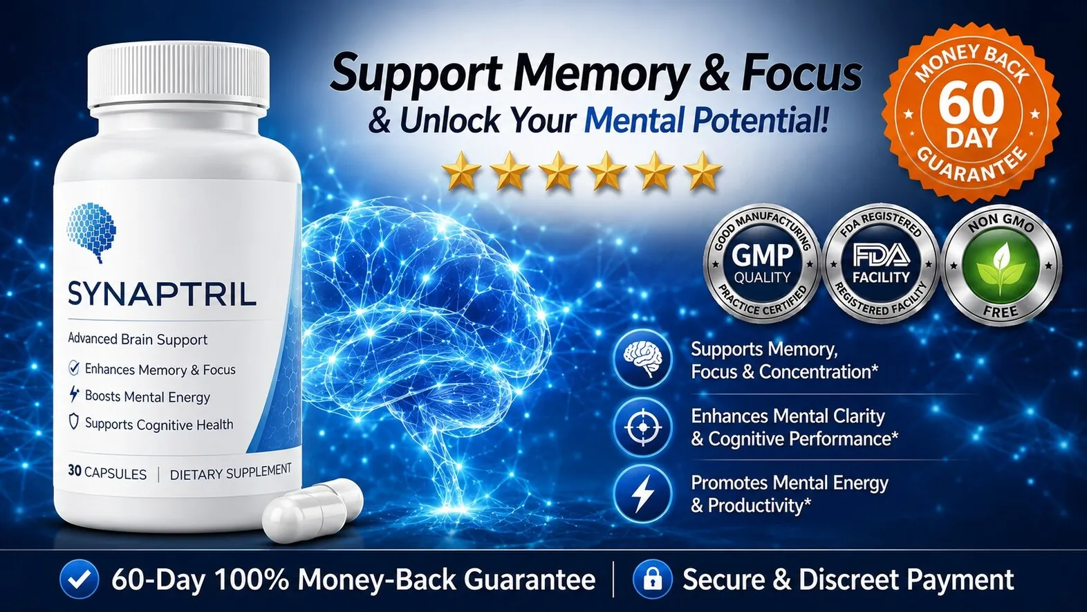 Synaptril reviews — Synaptril official guarantee and quality seals