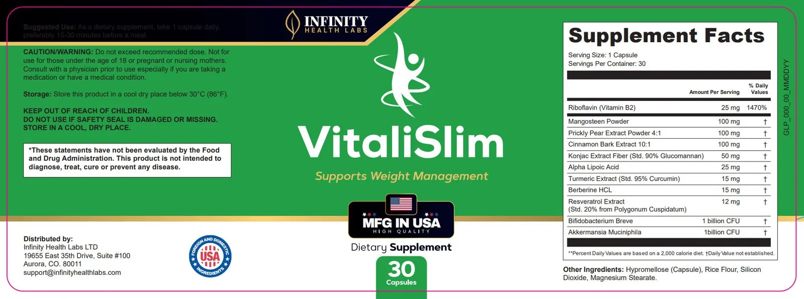 VitaliSlim reviews — VitaliSlim official guarantee and quality seals
